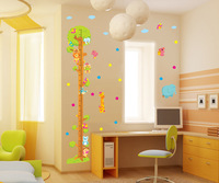 包邮幼儿园墙贴儿童身高贴 客厅 卧室浪漫 电视墙 测身高墙贴纸