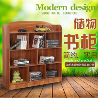 新款时尚简约现代书柜书架置物架木质儿童书架组合书橱酒柜展示柜