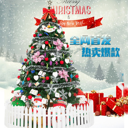 圣诞装饰品 圣诞树2.1米大型圣诞树套餐场景布置 210cm加密圣诞树