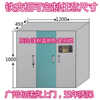 广州包邮送货 订做铁皮柜 定制铁柜订制钢柜 改尺寸定做加厚书柜