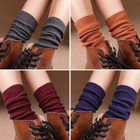 秋冬新款袜子女士堆堆袜粗线韩国可爱复古民族风森系中筒短靴棉袜
