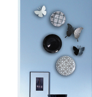包邮抽象空间高雅北欧现代抽象风格装饰挂盘套装/时尚墙饰盘子