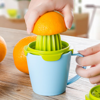 纳川正品三合一多功能手动水果柠檬榨汁杯 研磨捣碎榨汁杯榨汁器