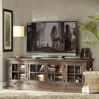 实木仿古电视柜 法式欧式实木客厅电视柜定制 美式乡村实木电视柜
