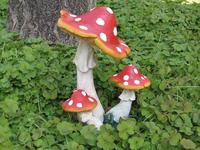 仿真大蘑菇摆件庭院园林花园别墅幼儿园摆设装饰品 卡通雕塑雕像