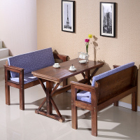 特价实木餐桌椅组合户外实木碳化桌椅咖啡馆酒吧桌椅阳台烧烤桌椅