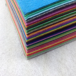 30厘米方形纯色不织布毛毡布艺自制包材料手工DIY制作辅料套包邮