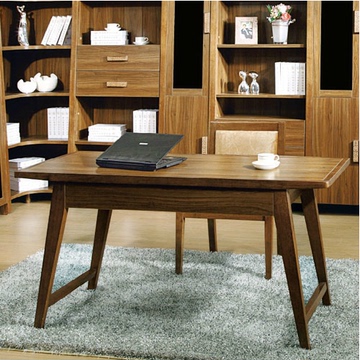 中格家具 中式实木书桌 电脑桌 办公桌带抽屉现代中式 6501