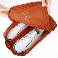 日韩纯色旅行鞋子收纳袋女运动鞋整理袋大容量鞋包户外收纳包防水