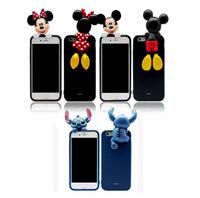 现货韩国正品迪士尼米奇米妮史迪仔苹果立体iphone6S/6plus手机壳