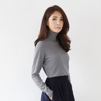 私家BEAUTI冬季新款韩版纯棉仿羊绒基本款高领针织衫女MY289