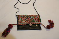 印度老绣片拼接包 单肩包斜挎包 原创设计 孤品包 东南亚复古风