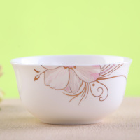 热卖唐山高档骨瓷碗4.5英寸金钟碗 米饭碗 中式小碗骨质瓷小汤碗