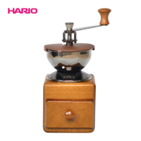 HARIO日本咖啡磨豆机铸铁磨芯实木家用复古手动手摇咖啡磨豆机MM