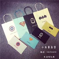 超级英雄笔袋 创意简单收纳袋 超人美队钱袋男女学生文件袋文具袋
