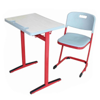 新款爱学习学习桌教学椅课桌椅培训桌HY-0203C
