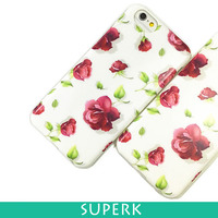 苹果6s手机壳iphone6plus保护套超薄全包4.7寸保护壳原创软壳玫瑰