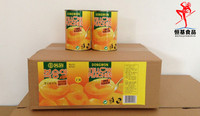 批发砀山特产新鲜糖水黄桃对开水果罐头食品休闲零食出口韩国12罐