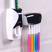 创意牙刷架套装浴室置物架牙膏挂架自动挤牙膏器牙膏挤压器包邮