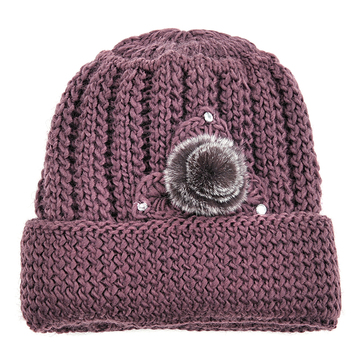 冬季中老年加厚加绒老人帽子双层手工针织毛线帽妈妈帽保暖帽女帽