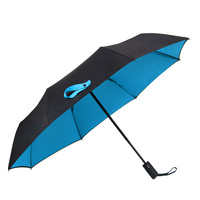 全自动开收雨伞折叠抗风三折伞创意晴雨伞双色双层男女士商务雨伞