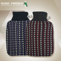 品牌德国HUGO时尚像素风针织外套热水袋冲水暖手宝注水冲水暖水袋