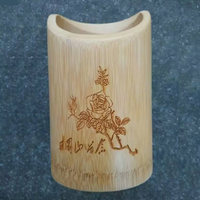 井冈山竹筷子筒筷架挂式餐具沥水架筷笼篓 天然无漆 碳化筒