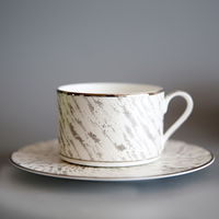 【玉泉】米卡萨陶瓷欧式骨瓷 咖啡杯 套装带碟 简约经典个性