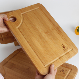 竹砧板 厨房用品竹木水槽菜板加厚环保耐用辅食切菜板大号