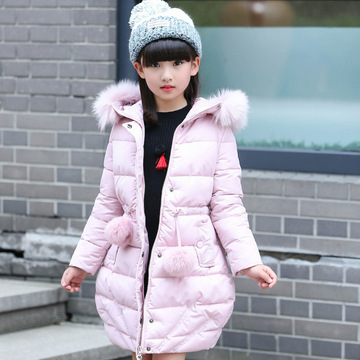 2016冬季新款韩版棉袄外套 儿童宝宝加厚长袖棉服童装女童棉衣潮