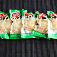 重庆特产零食逗客散装小包装野山椒猪皮2斤1份泡椒猪皮特价包邮