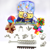 解环解锁九连环孔明锁智力扣 成人 儿童 益智 玩具 套装创意礼物