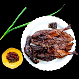 罗腊肉四川特产樟茶板鸭 北川农家自制川味腌腊味板鸭 烟熏板鸭