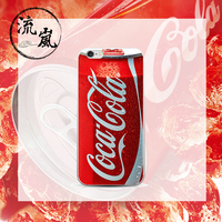 情侣iphone6plus手机壳日韩苹果可乐罐个性彩绘iPhone5s保护套