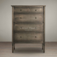 Corner House|高端定制家具|欧法式新美式古典RH复古床头柜边柜
