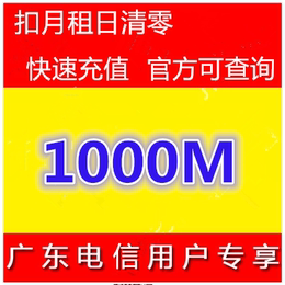 广东电信流量1000M国内2g3g4g通用流量叠加包深圳广州网络360路由