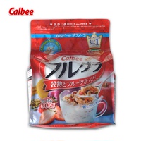1袋包邮 日本进口Calbee/卡乐比水果颗粒果仁谷物麦片800g早餐