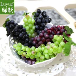 仿真葡萄串假葡萄塑料水果模型仿真蔬果道具客厅水果装饰室内摆件