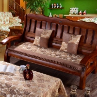定做实木沙发坐垫四季现代布艺简约家具三人红木通用防滑客厅垫子