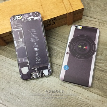 创意伪装拆机 iphone6plus手机壳苹果6超薄硅胶保护套5S软壳个性