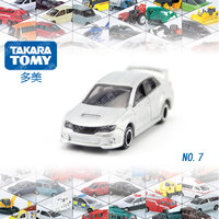 多美卡SUBARU WRX STI 斯巴鲁翼豹跑车盒装7儿童玩具车模型