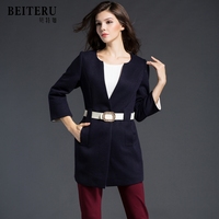 贝特如2015新款妈妈装秋装气质时尚显瘦显年轻中年女装秋冬装外套