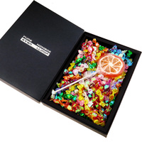 纯彩色千纸鹤水果大切片棒棒糖礼盒闺蜜情人节礼物创意圣诞糖果