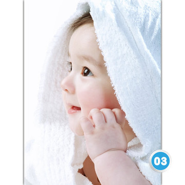 3号宝宝画中国宝宝海报宝宝图片婴儿胎教海报画报照片挂图