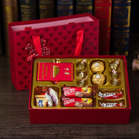 婚庆结婚中式喜糖盒含糖 中式创意糖盒抽屉式 中国风高档礼盒批发