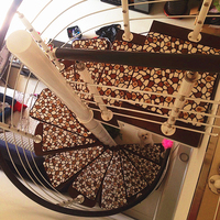 楼梯地毯 免胶楼梯踏步垫 防滑楼梯垫 多图案 尺寸可定制定做异型