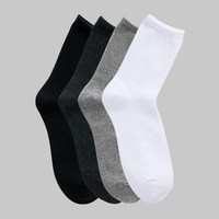 舒适纯棉吸汗的中长款男袜 四种颜色可选