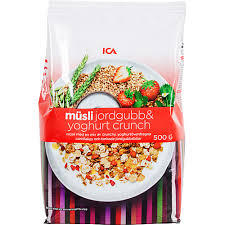 瑞典50%水果草莓酸奶ICA超市麦片粥全家适合现货特价包邮