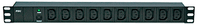 克莱沃PDU插座 10A 10位 过载保护与灯 PDU电源插座 PDU插排订制