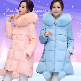 2016新款韩版孕妇装冬装羽绒棉服A版加肥加大码时尚棉衣加厚棉袄